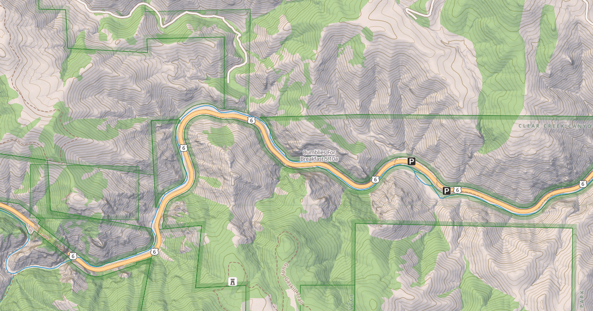 Map preview of Bumblies For Breakfast