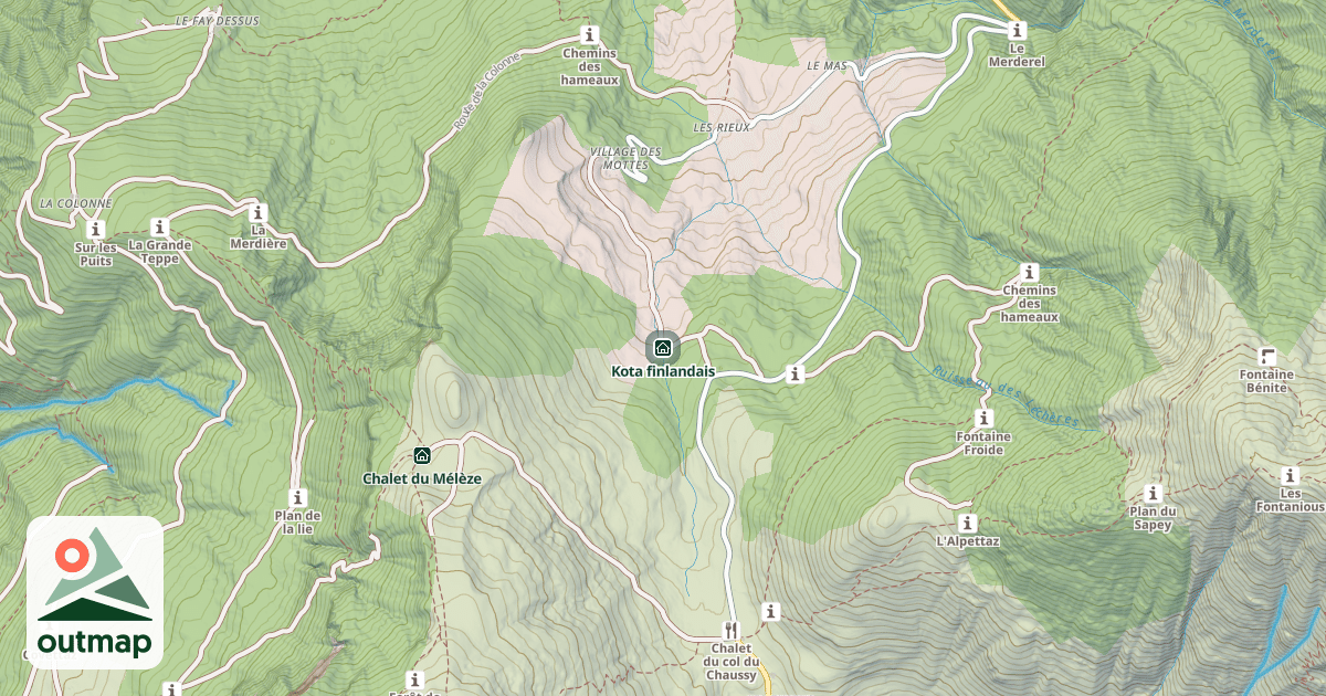 Map of Kota finlandais