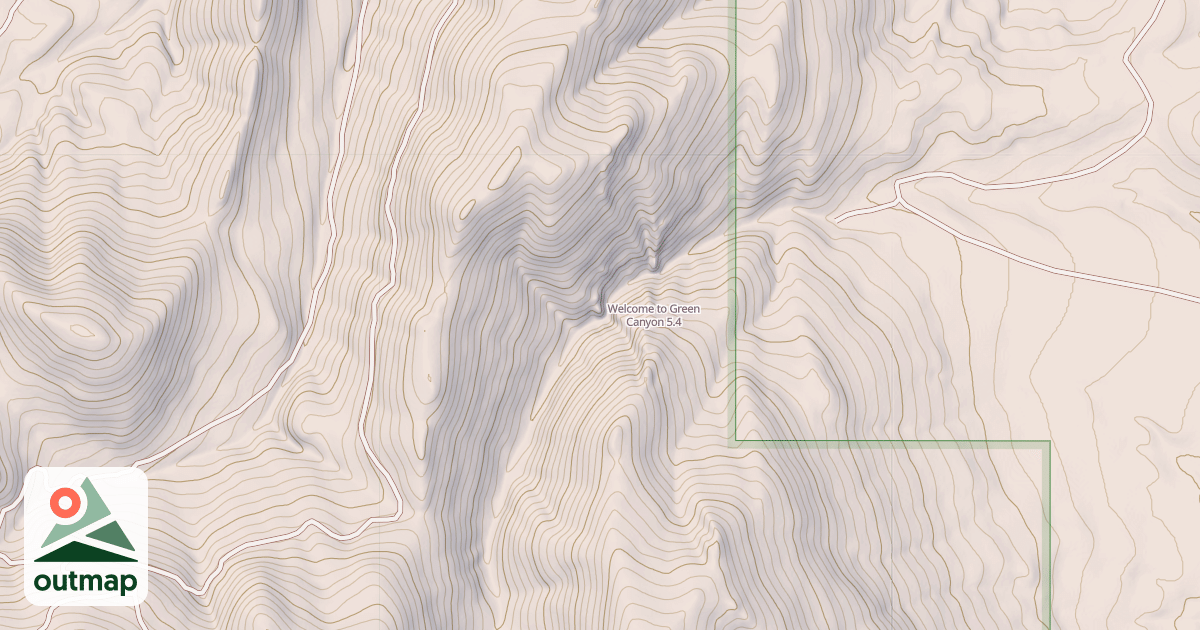 Map of Welcome to Green Canyon