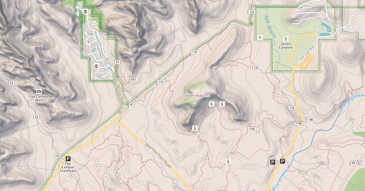 Map preview of Desert Mule