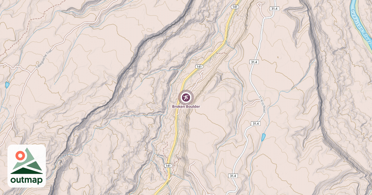 Map of Broken Boulder
