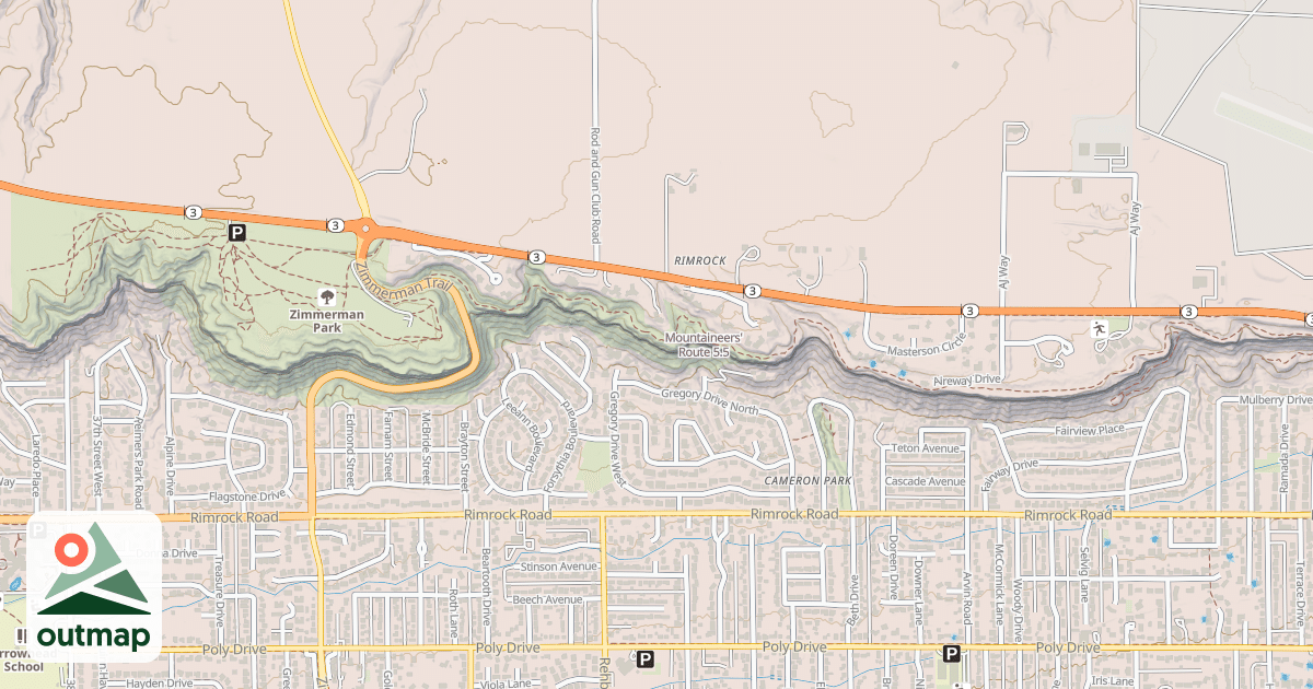 Map of Mountaineers' Route
