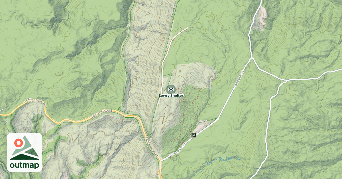 Map of Lowry Shelter