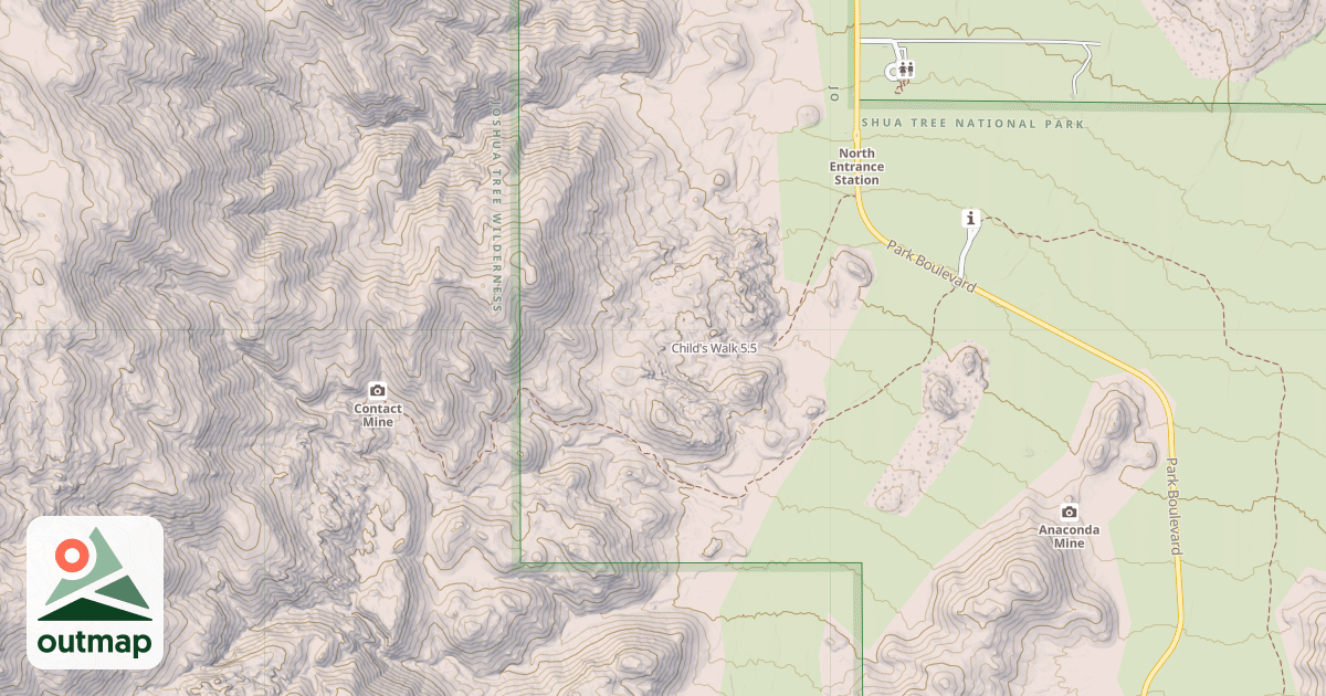 Map of Child's Walk