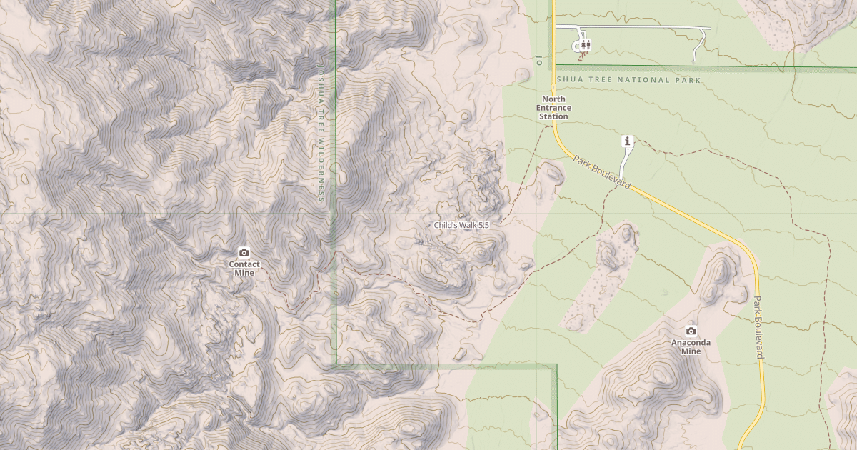 Map preview of Child's Walk