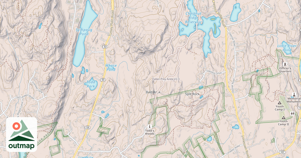 Map of Fallen Prey Arete