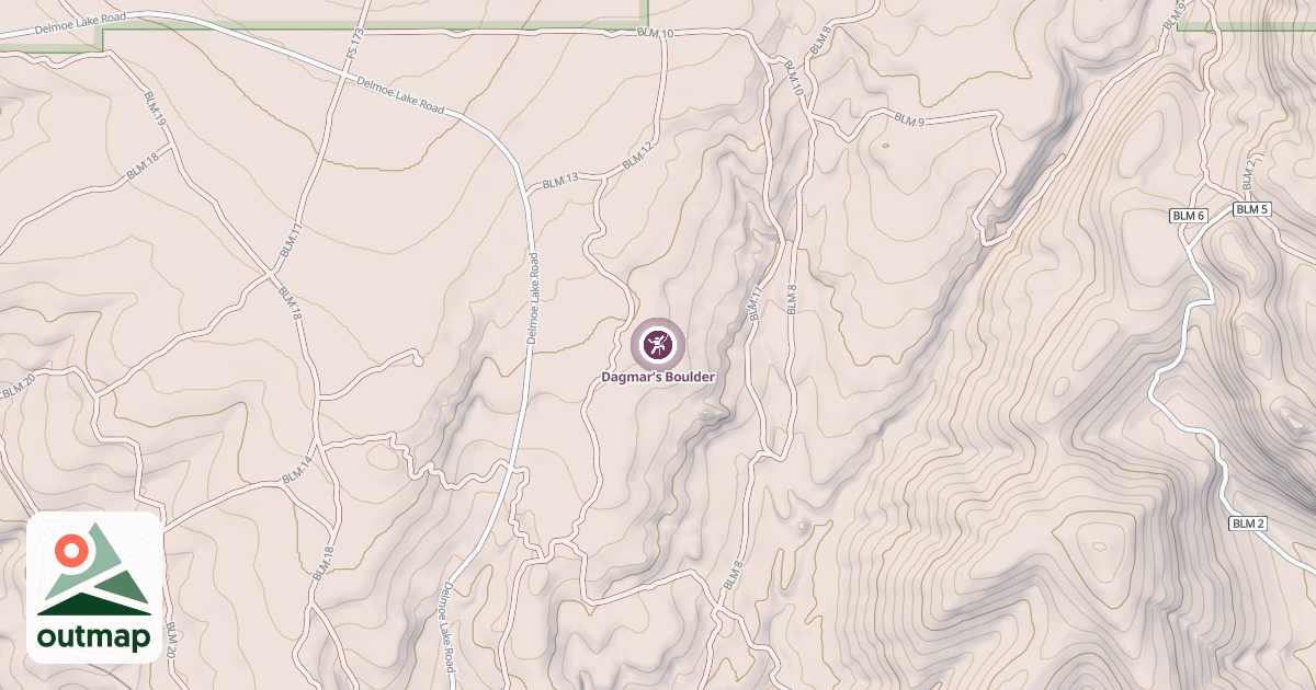 Map of Dagmar's Boulder
