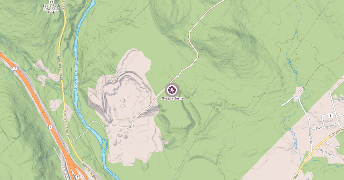 Map preview of The platform