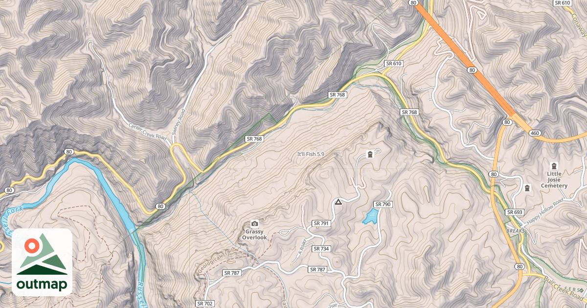 Map of It'll Fish