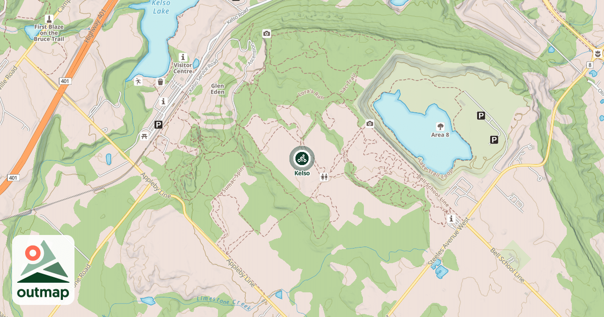 Map of Kelso