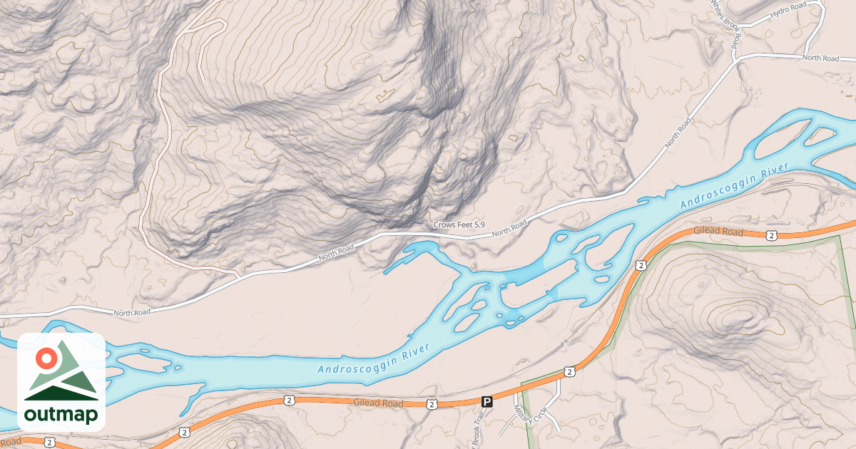 Map of Crows Feet