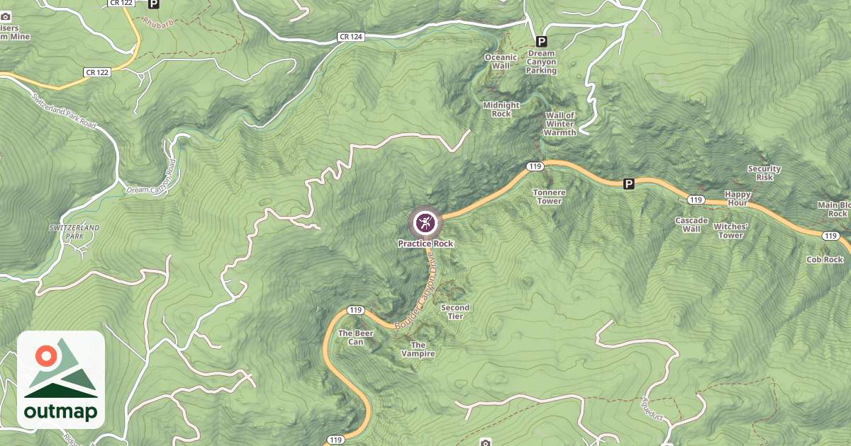 Map of Practice Rock