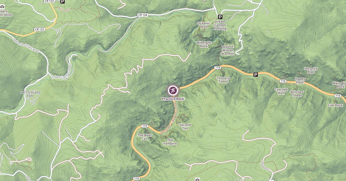 Map preview of Practice Rock