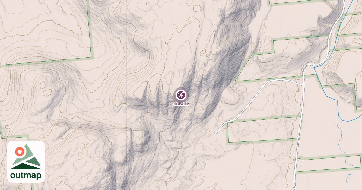 Map of Titusville