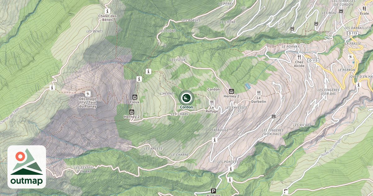 Map of Cordon