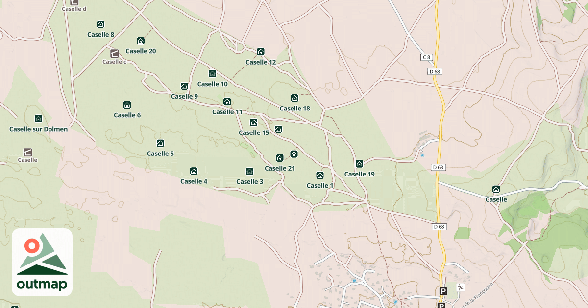 Map of Caselle 17