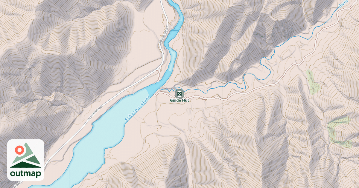 Map of Guide Hut