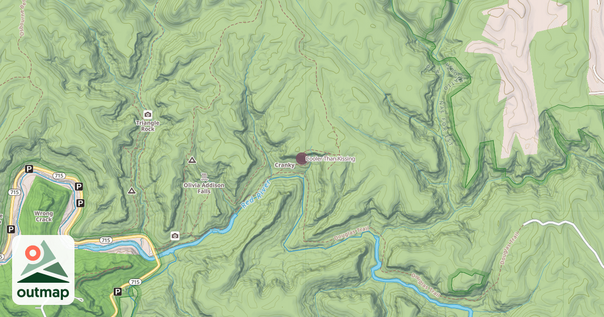 Map of Cooler Than Kissing