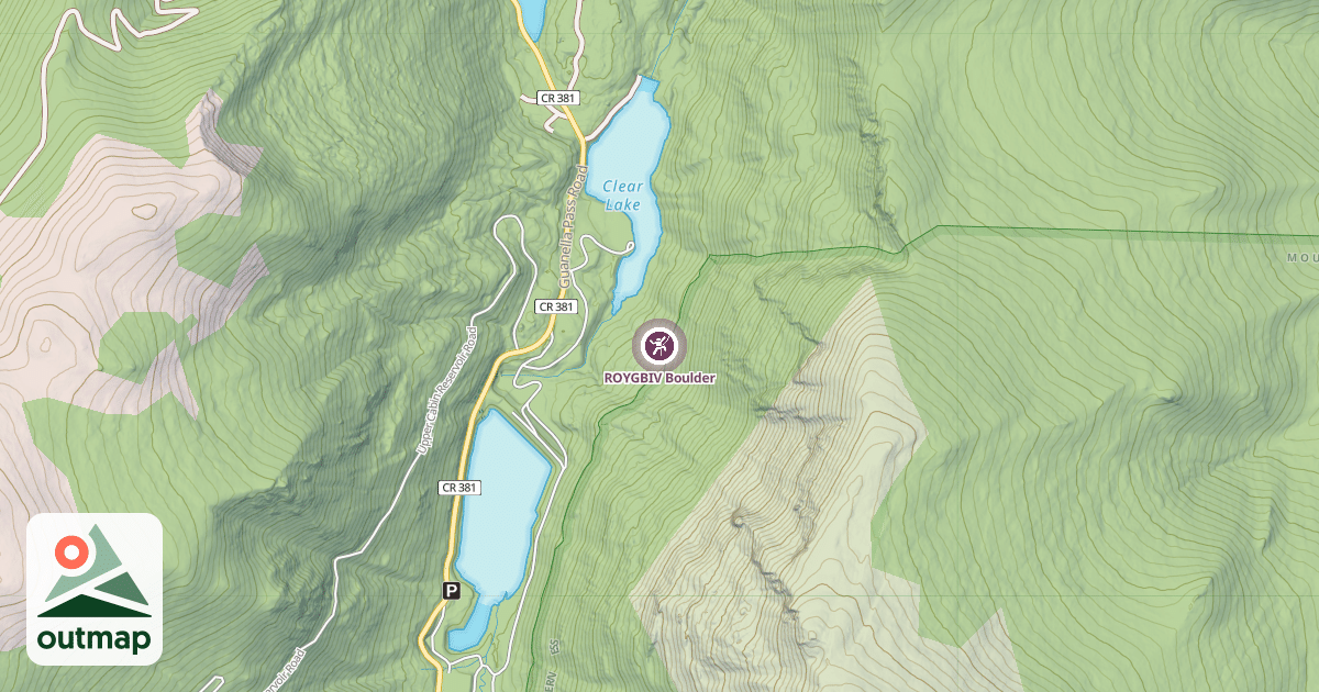 Map of ROYGBIV Boulder