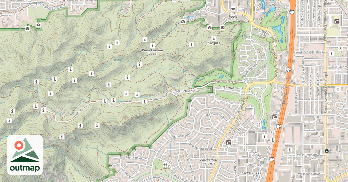Map of Mr. Schnebly