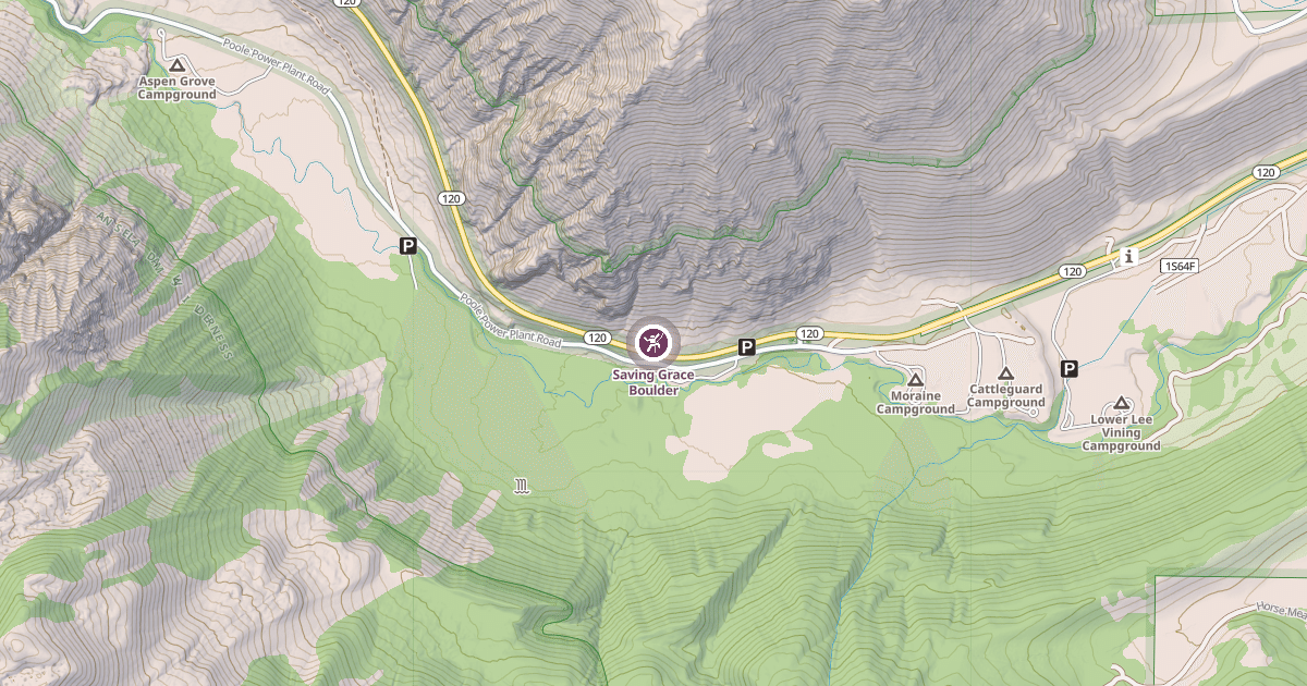 Map preview of Saving Grace Boulder