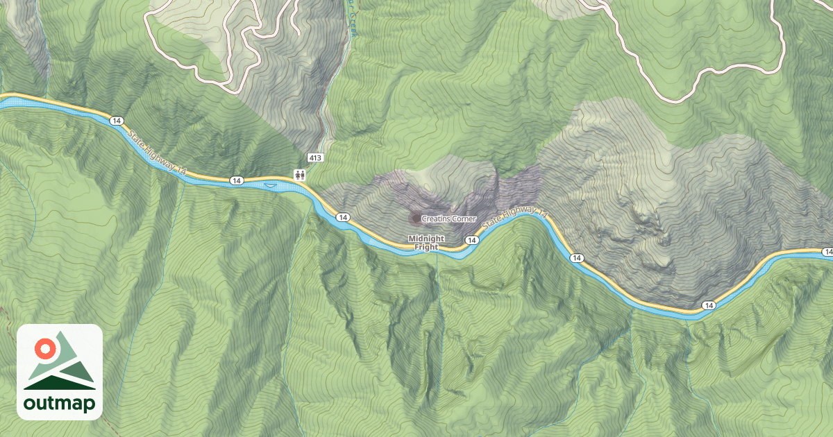 Map of Creatins Corner