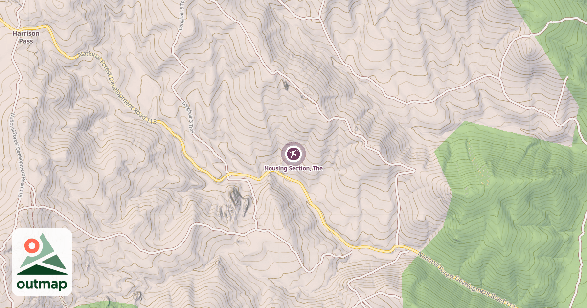 Map of Housing Section, The