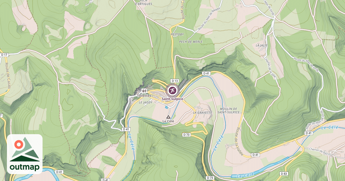 Map of Saint-Sulpice