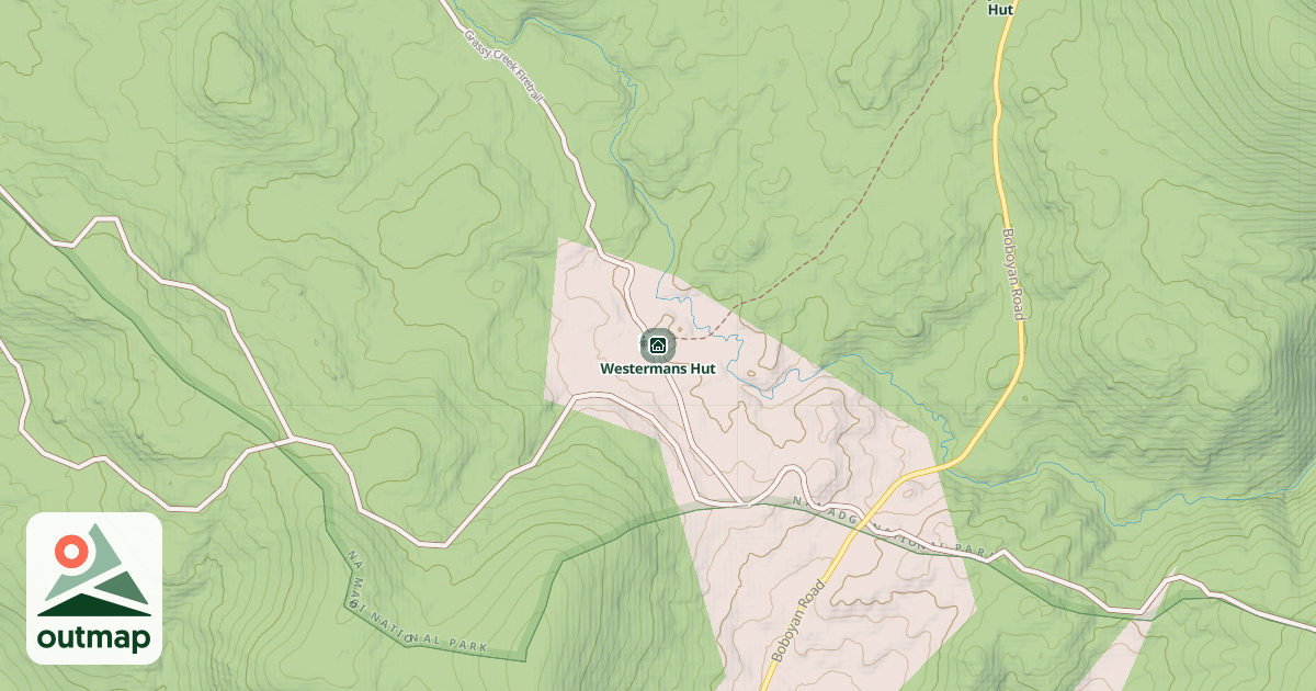 Map of Westermans Hut