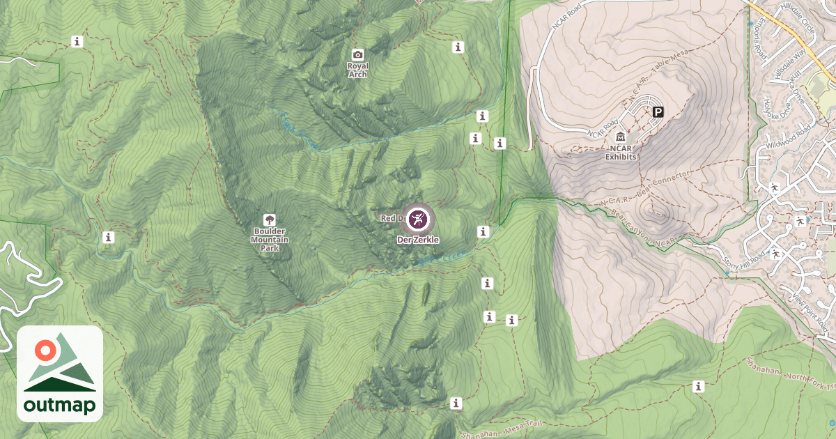 Map of Der Zerkle