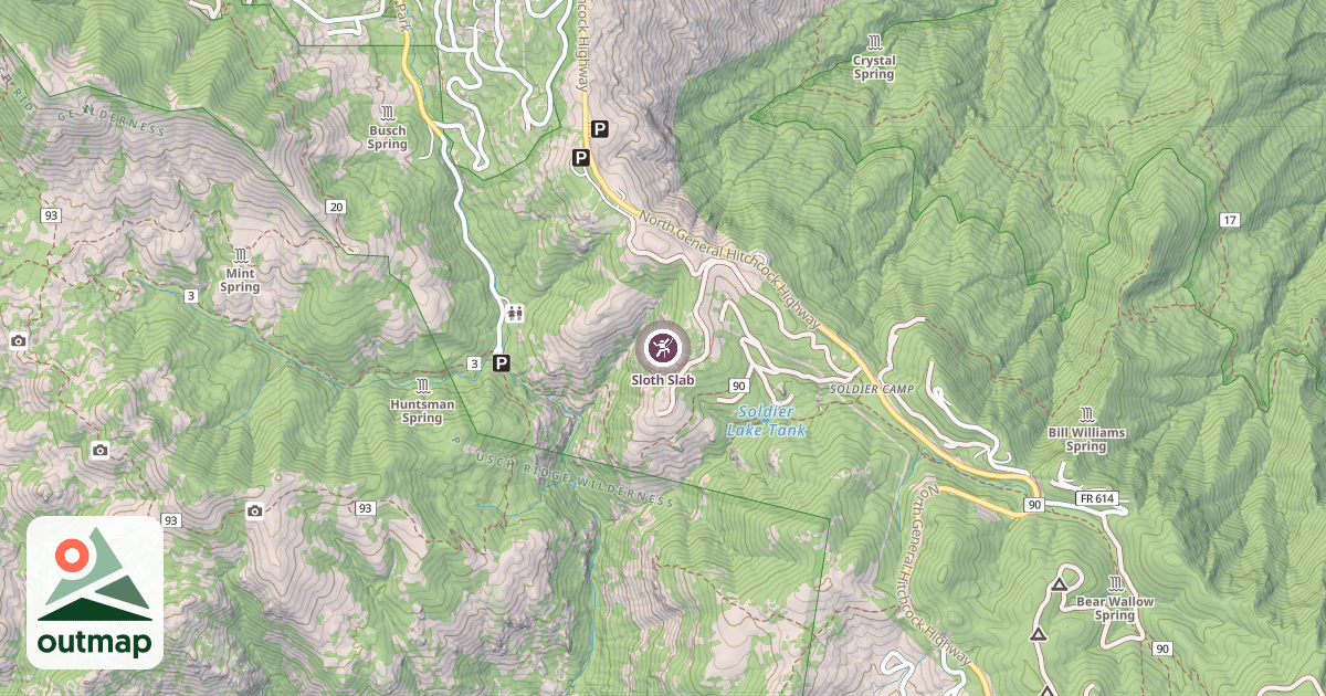 Map of Sloth Slab