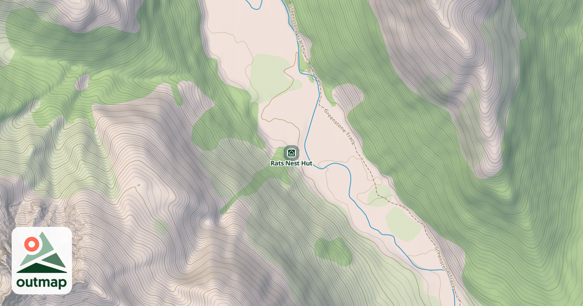 Map of Rats Nest Hut