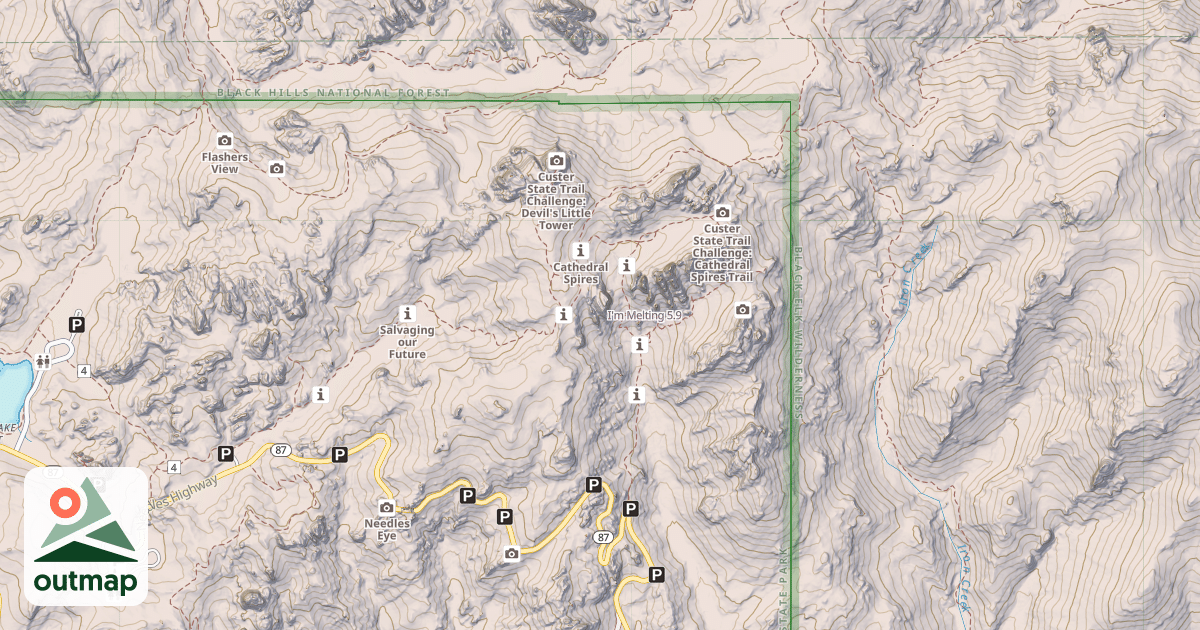 Map of I'm Melting
