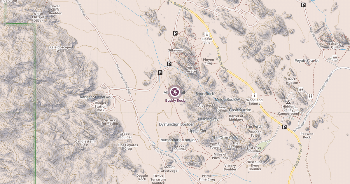 Map preview of Buddy Rock