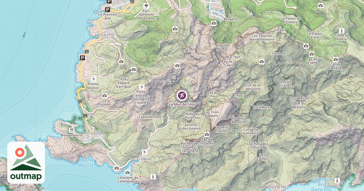 Map of Le Mur de l'été