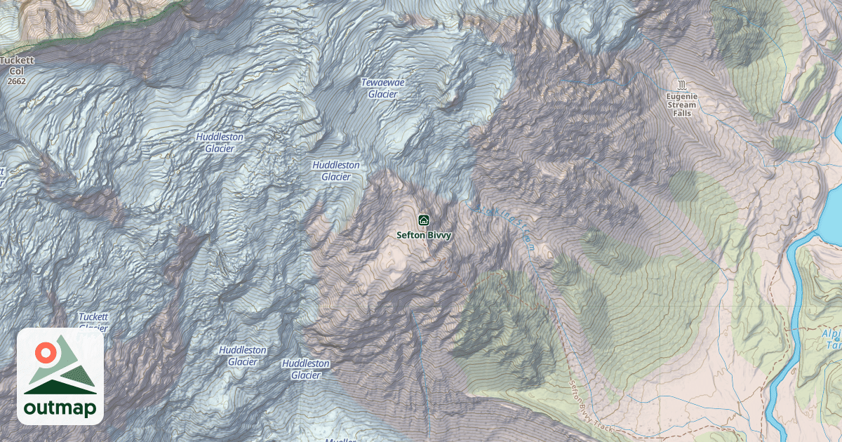 Map of Sefton Bivvy