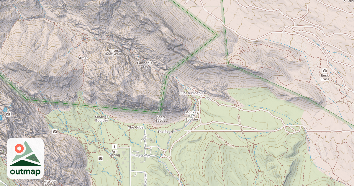 Map of Dupa humpa