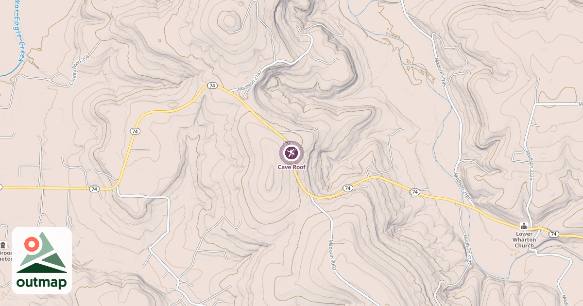 Map of Cave Roof
