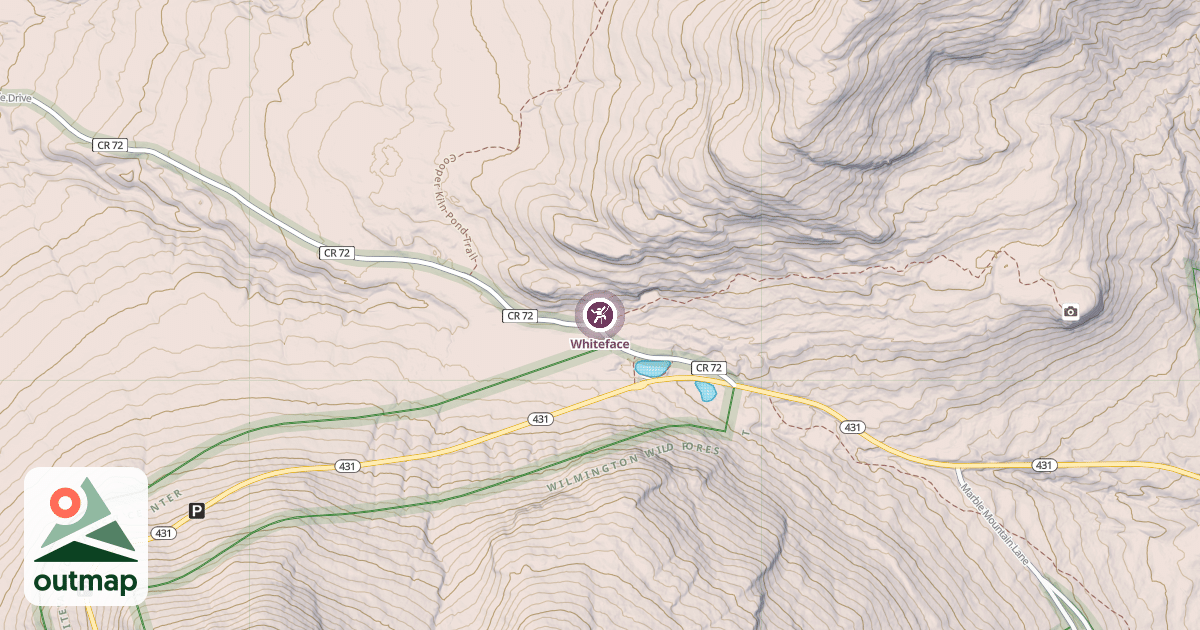 Map of Whiteface
