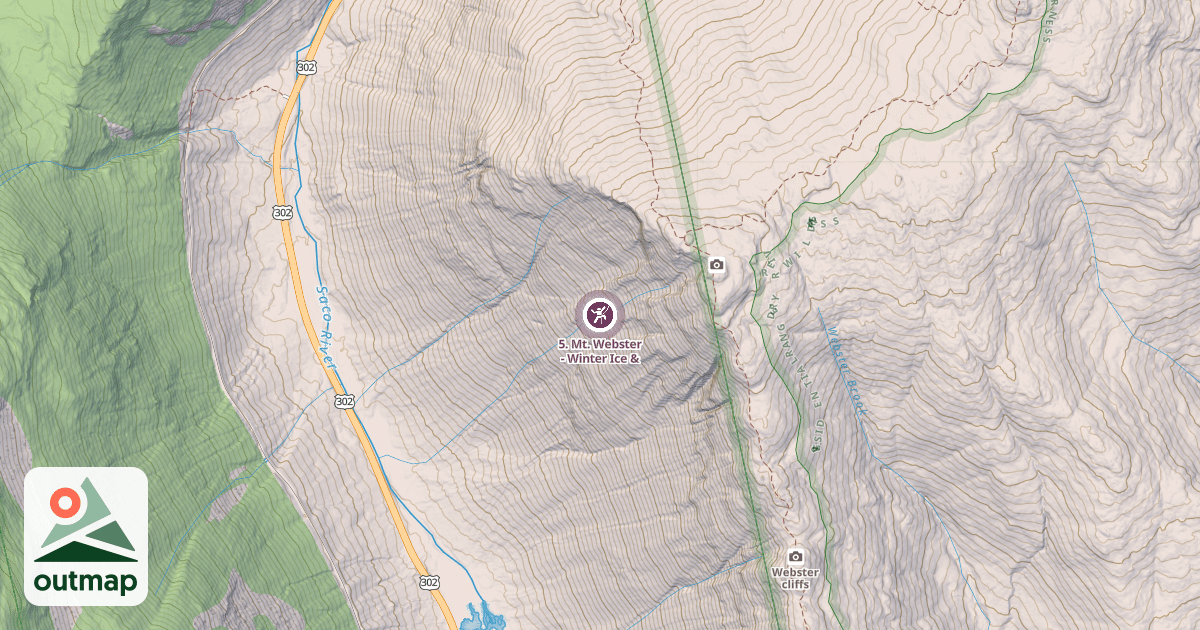 Map of 5. Mt. Webster - Winter Ice &