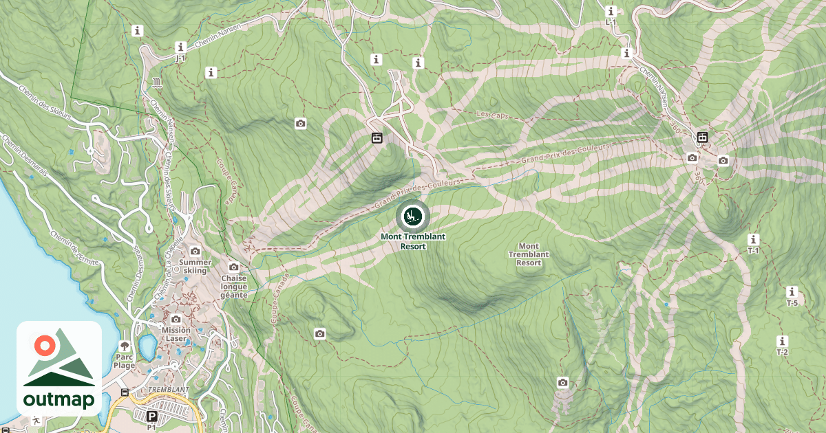 Map of Mont Tremblant Resort