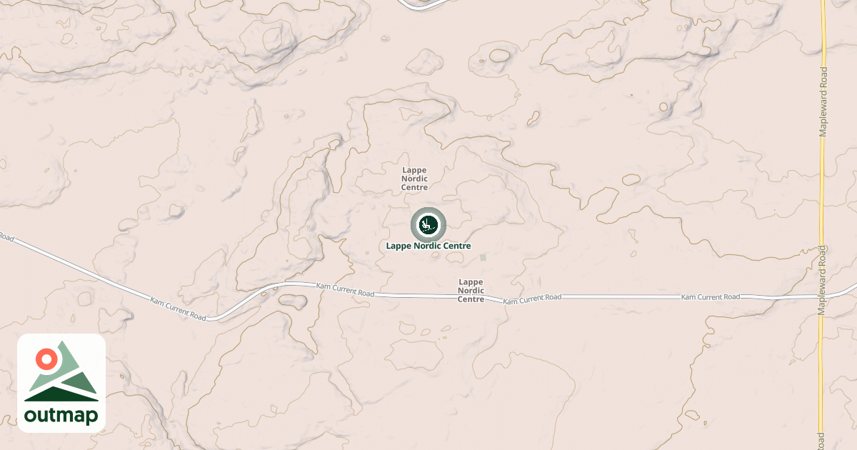 Map of Lappe Nordic Centre