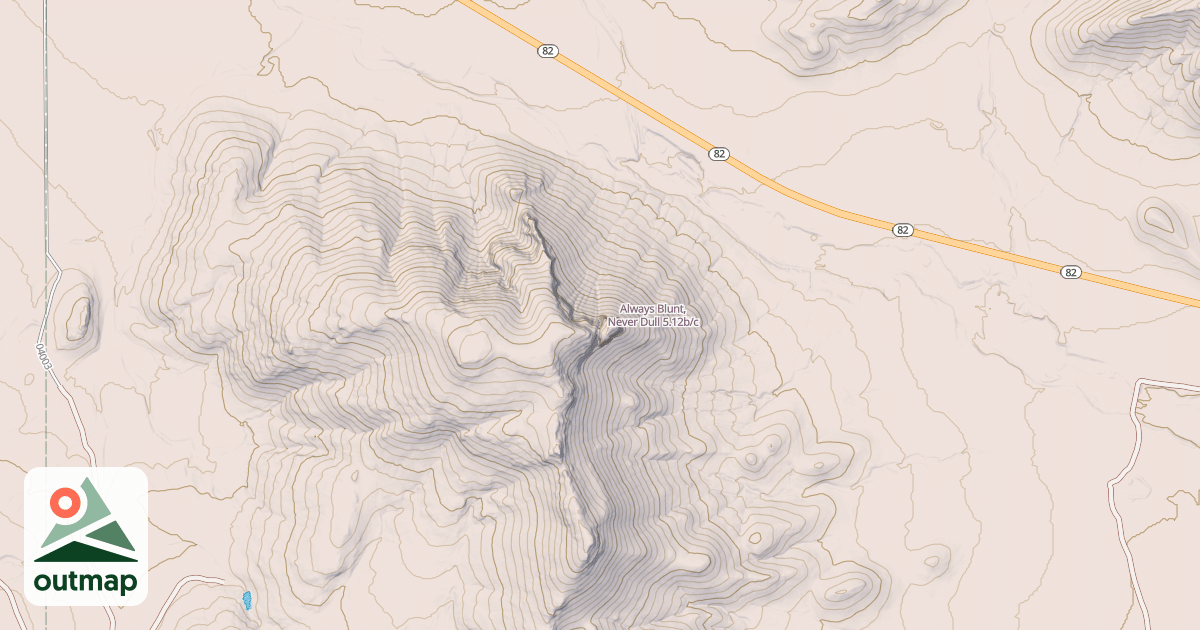 Map of Always Blunt, Never Dull
