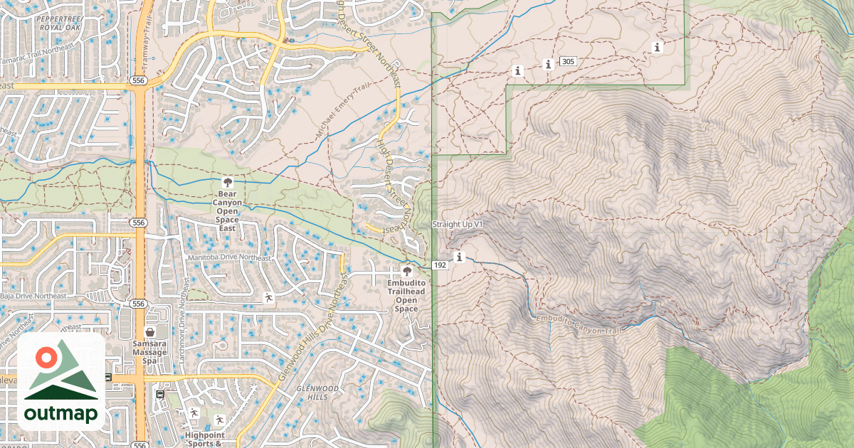Map of Straight Up