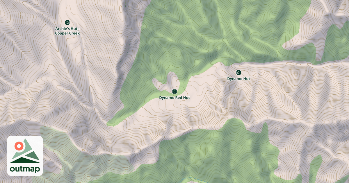 Map of Dynamo Red Hut