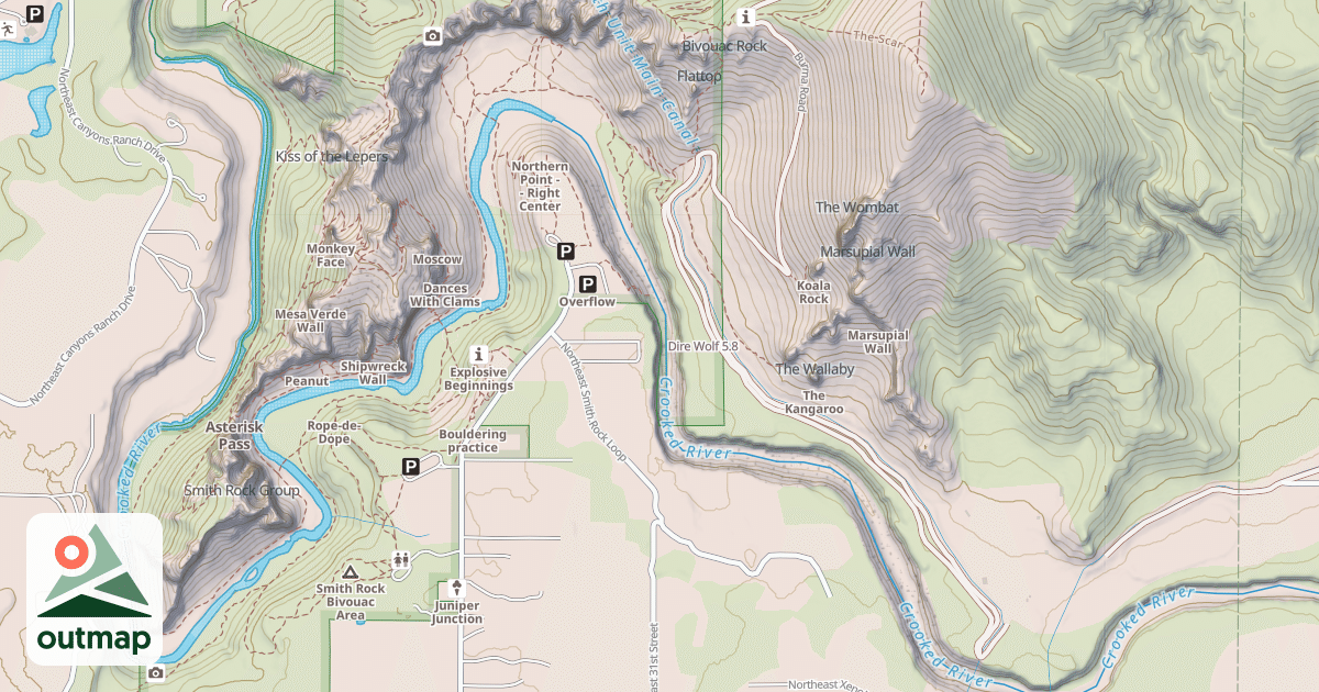 Map of Dire Wolf
