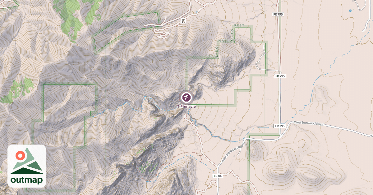 Map of T-Pinnacle