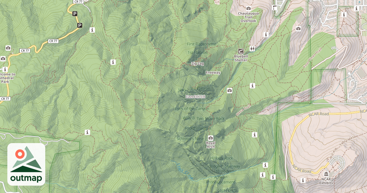 Map of Cave Exit