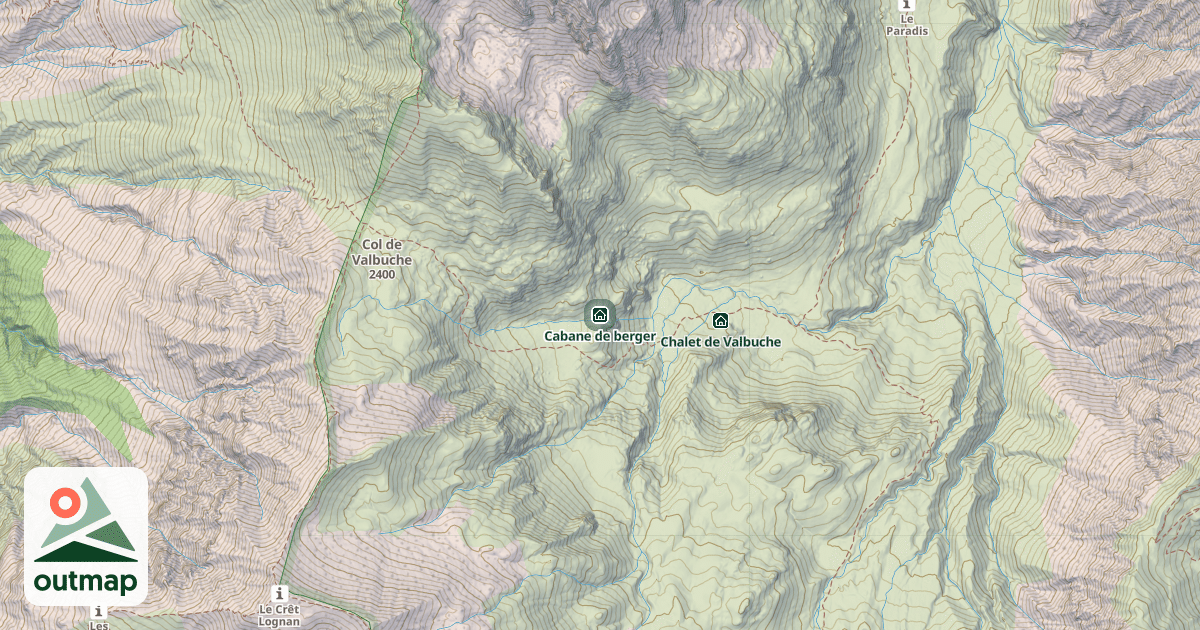 Map of Cabane de berger
