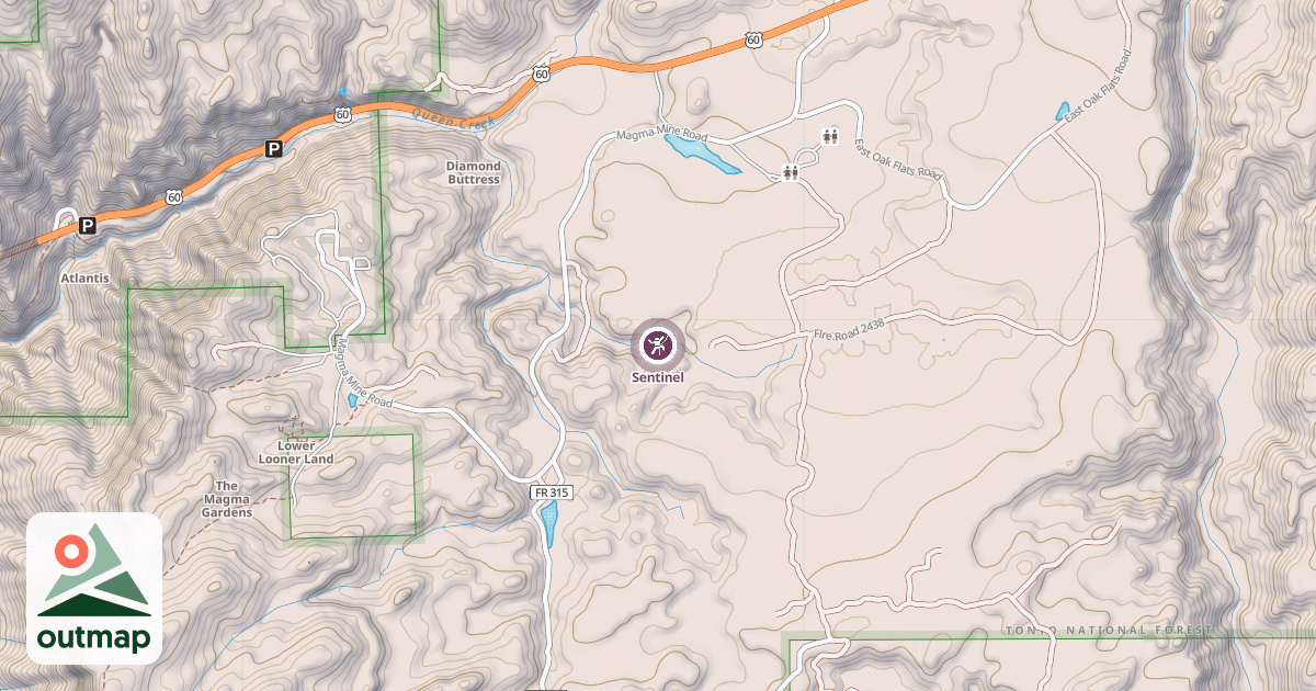 Map of Sentinel